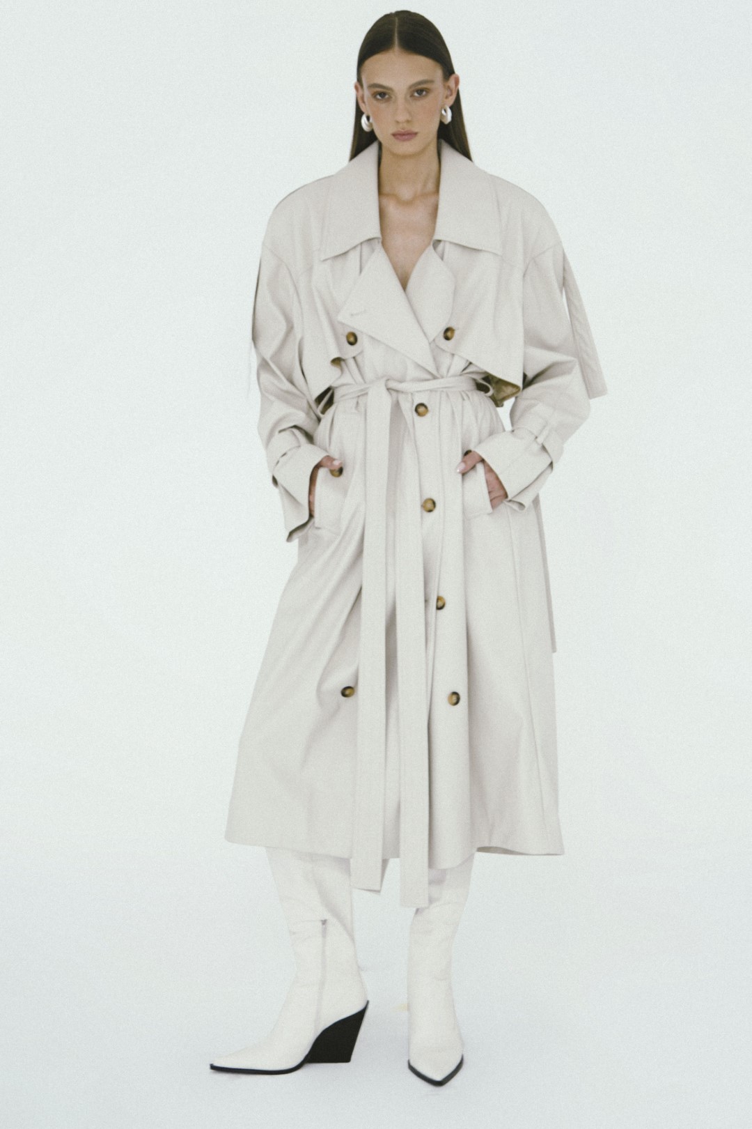 OUR TRENCH OFF WHITE 